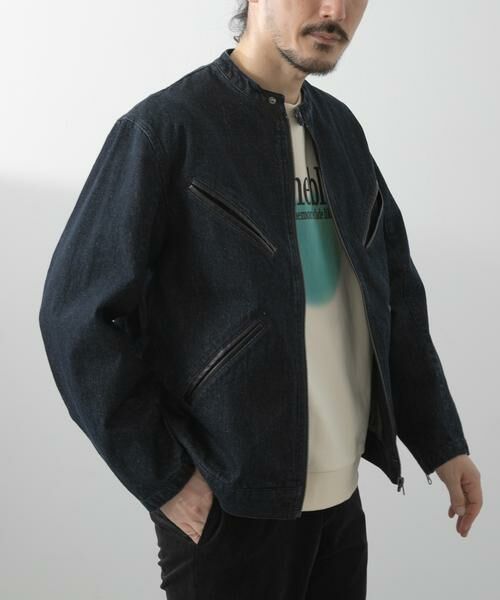 URBAN RESEARCH ITEMS / アーバンリサーチ アイテムズ Gジャン・デニムジャケット | Denim Single Riders Jacket | 詳細15