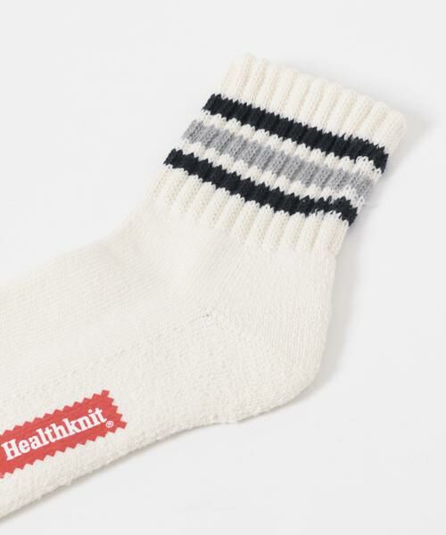 URBAN RESEARCH ITEMS / アーバンリサーチ アイテムズ ソックス | Healthknit　3Line シンカー ミドルソックス 3P | 詳細2