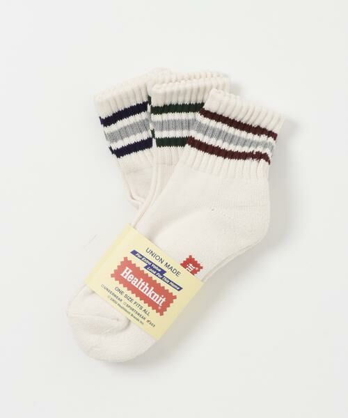 URBAN RESEARCH ITEMS / アーバンリサーチ アイテムズ ソックス | Healthknit　3Line シンカー ミドルソックス 3P | 詳細7