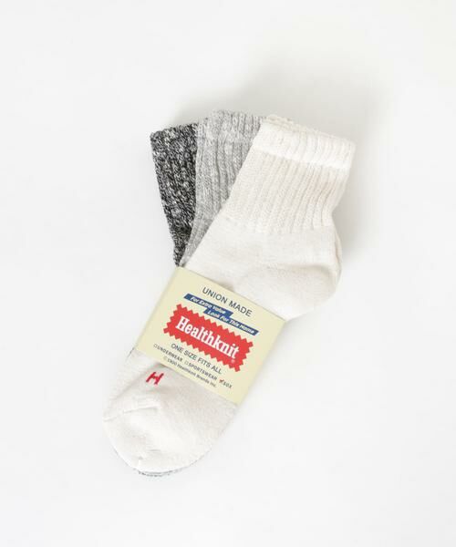URBAN RESEARCH ITEMS / アーバンリサーチ アイテムズ ソックス | Healthknit　スラブMix ミドルソックス 3P | 詳細7