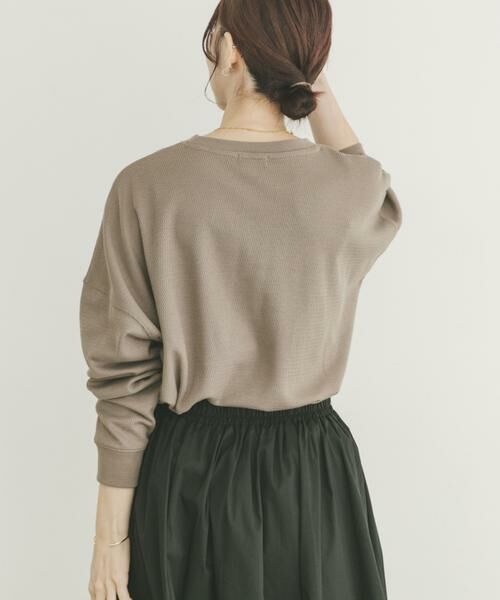 URBAN RESEARCH ITEMS / アーバンリサーチ アイテムズ Tシャツ | ワッフルプリントロゴプルオーバー | 詳細2