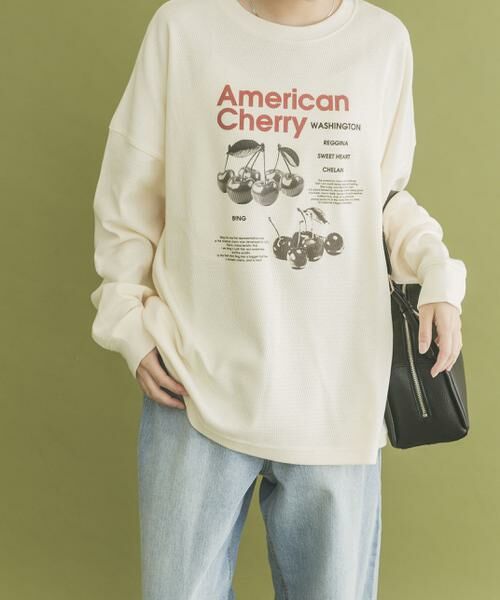 URBAN RESEARCH ITEMS / アーバンリサーチ アイテムズ Tシャツ | ワッフルプリントロゴプルオーバー | 詳細12
