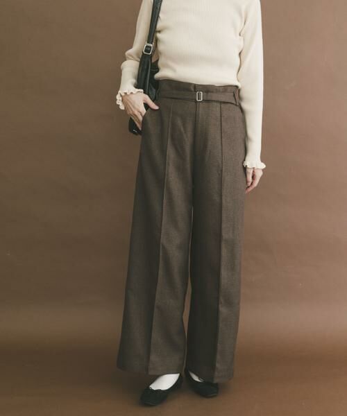 URBAN RESEARCH ITEMS / アーバンリサーチ アイテムズ その他パンツ | ベルト付ツイードパンツ | 詳細6