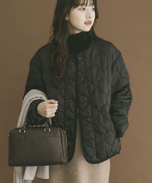 URBAN RESEARCH ITEMS / アーバンリサーチ アイテムズ ダウンジャケット・ベスト | 瓢箪キルト中綿ブルゾン（ブラック）