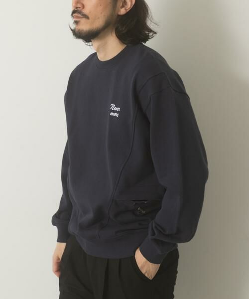 URBAN RESEARCH ITEMS / アーバンリサーチ アイテムズ スウェット | サイドストレージ裏毛スウェットtops | 詳細4