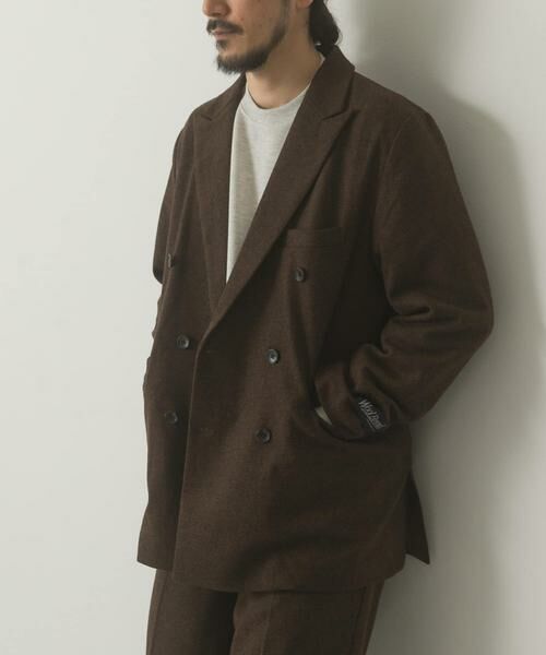 URBAN RESEARCH ITEMS / アーバンリサーチ アイテムズ その他アウター | ウール混ダブルブレストジャケット | 詳細15