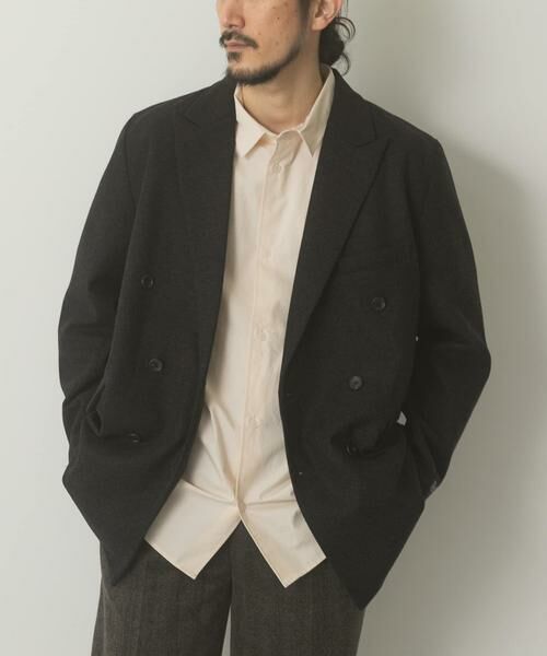 URBAN RESEARCH ITEMS / アーバンリサーチ アイテムズ その他アウター | ウール混ダブルブレストジャケット | 詳細18
