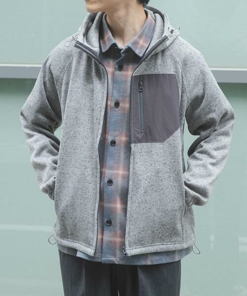 URBAN RESEARCH ITEMS / アーバンリサーチ アイテムズ その他アウター | ニットフリース Zip Up フードジャケット | 詳細6