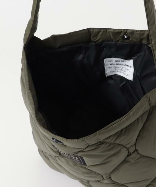 URBAN RESEARCH ITEMS / アーバンリサーチ アイテムズ ショルダーバッグ | TAION　Cross Body Down Bag -M | 詳細5