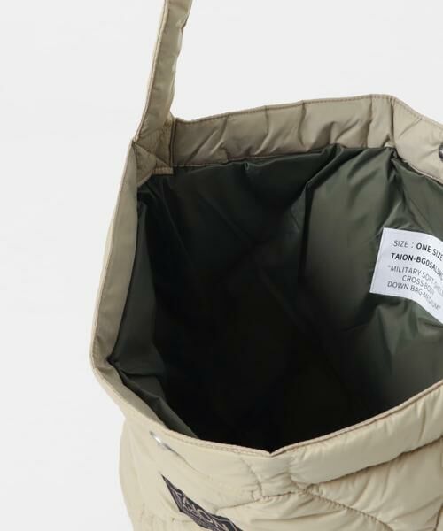 URBAN RESEARCH ITEMS / アーバンリサーチ アイテムズ ショルダーバッグ | TAION　Cross Body Down Bag -M | 詳細28
