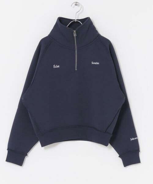 URBAN RESEARCH ITEMS / アーバンリサーチ アイテムズ スウェット | ハーフジップ刺繍スウェット | 詳細8