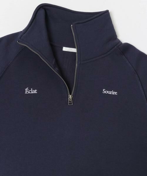 URBAN RESEARCH ITEMS / アーバンリサーチ アイテムズ スウェット | ハーフジップ刺繍スウェット | 詳細9