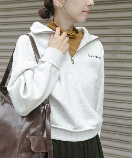 URBAN RESEARCH ITEMS / アーバンリサーチ アイテムズ スウェット | ハーフジップ刺繍スウェット | 詳細14