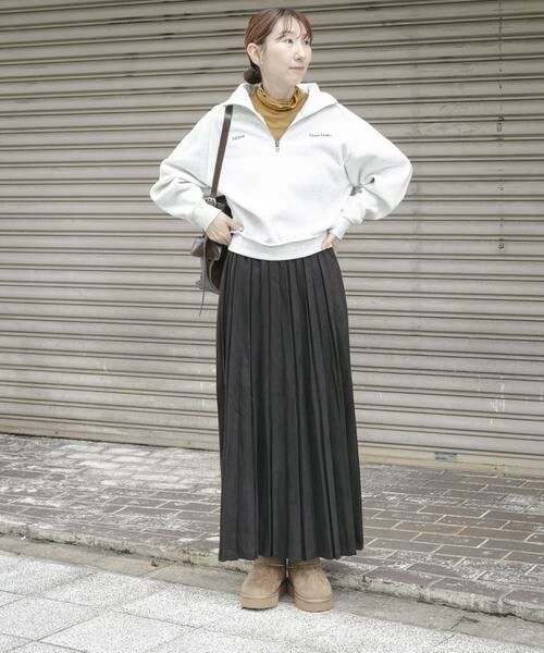 URBAN RESEARCH ITEMS / アーバンリサーチ アイテムズ スウェット | ハーフジップ刺繍スウェット | 詳細18