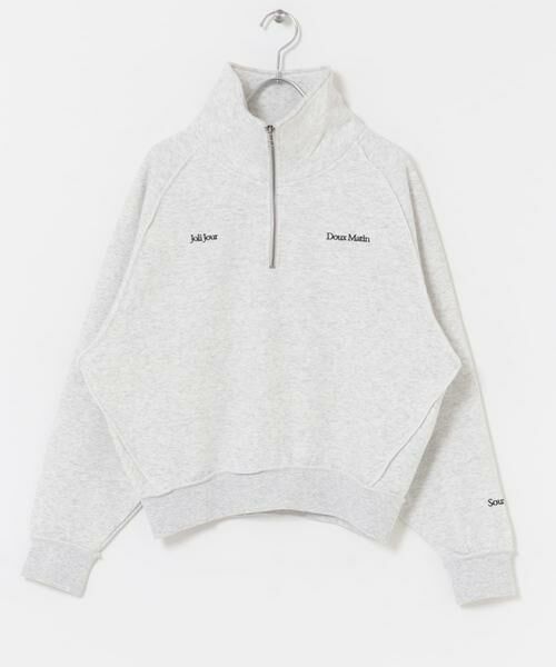 URBAN RESEARCH ITEMS / アーバンリサーチ アイテムズ スウェット | ハーフジップ刺繍スウェット | 詳細20