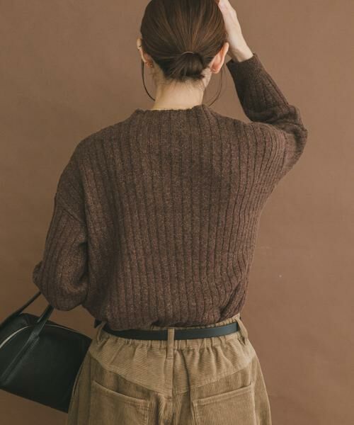 URBAN RESEARCH ITEMS / アーバンリサーチ アイテムズ ニット・セーター | ワイドリブラメニット | 詳細2