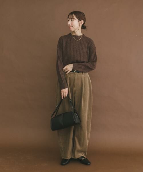 URBAN RESEARCH ITEMS / アーバンリサーチ アイテムズ ニット・セーター | ワイドリブラメニット | 詳細6