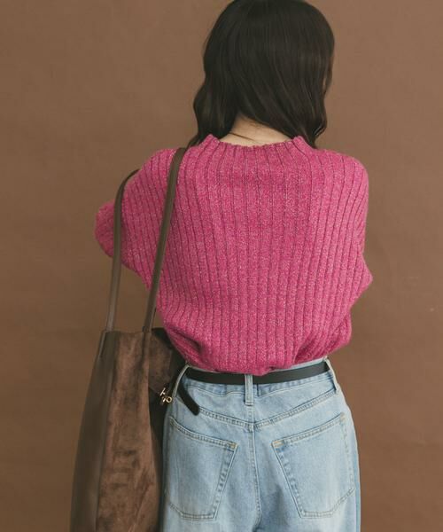 URBAN RESEARCH ITEMS / アーバンリサーチ アイテムズ ニット・セーター | ワイドリブラメニット | 詳細10