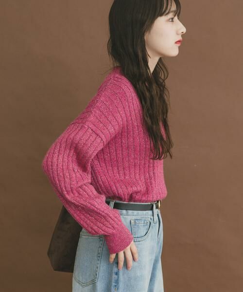 URBAN RESEARCH ITEMS / アーバンリサーチ アイテムズ ニット・セーター | ワイドリブラメニット | 詳細11
