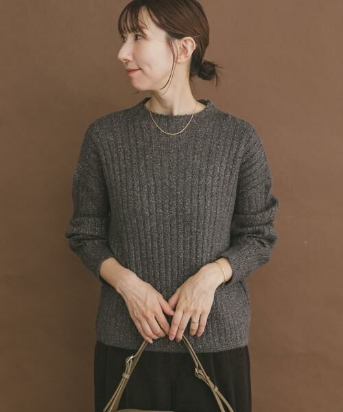 URBAN RESEARCH ITEMS / アーバンリサーチ アイテムズ ニット・セーター | ワイドリブラメニット | 詳細18