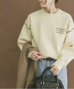 URBAN RESEARCH ITEMS / アーバンリサーチ アイテムズ ニット・セーター | スウェットライククルーネックニット