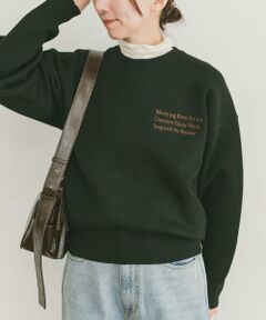 URBAN RESEARCH ITEMS / アーバンリサーチ アイテムズ ニット・セーター | スウェットライククルーネックニット