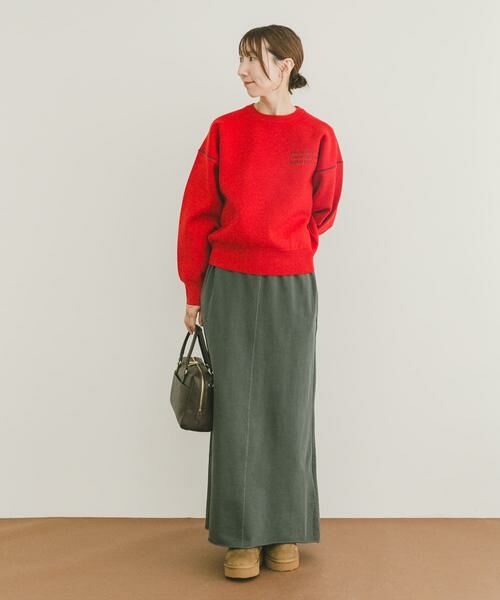 URBAN RESEARCH ITEMS / アーバンリサーチ アイテムズ ニット・セーター | スウェットライククルーネックニット | 詳細4