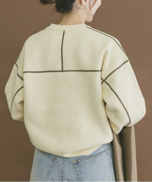 URBAN RESEARCH ITEMS / アーバンリサーチ アイテムズ ニット・セーター | スウェットライククルーネックニット | 詳細13