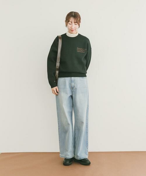 URBAN RESEARCH ITEMS / アーバンリサーチ アイテムズ ニット・セーター | スウェットライククルーネックニット | 詳細22