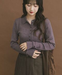 URBAN RESEARCH ITEMS / アーバンリサーチ アイテムズ ニット・セーター | シアーリブポロニット