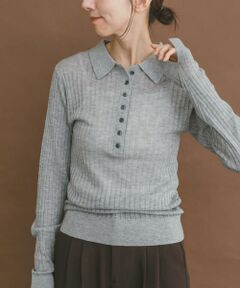 URBAN RESEARCH ITEMS / アーバンリサーチ アイテムズ ニット・セーター | シアーリブポロニット