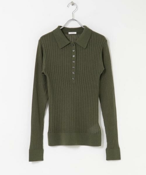 URBAN RESEARCH ITEMS / アーバンリサーチ アイテムズ ニット・セーター | シアーリブポロニット | 詳細7