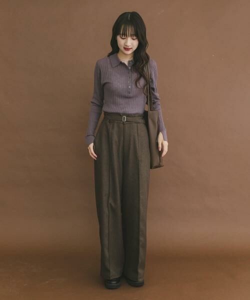 URBAN RESEARCH ITEMS / アーバンリサーチ アイテムズ ニット・セーター | シアーリブポロニット | 詳細11