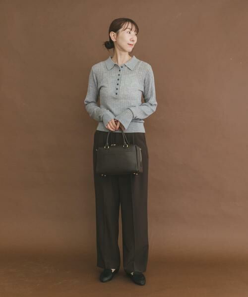 URBAN RESEARCH ITEMS / アーバンリサーチ アイテムズ ニット・セーター | シアーリブポロニット | 詳細20