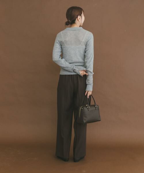 URBAN RESEARCH ITEMS / アーバンリサーチ アイテムズ ニット・セーター | シアーリブポロニット | 詳細21