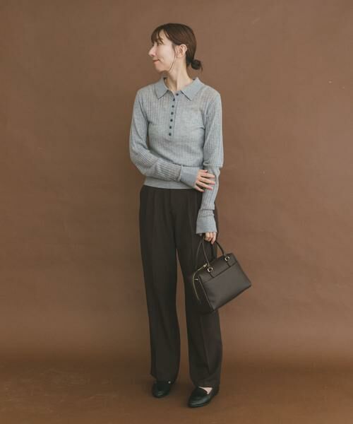 URBAN RESEARCH ITEMS / アーバンリサーチ アイテムズ ニット・セーター | シアーリブポロニット | 詳細22