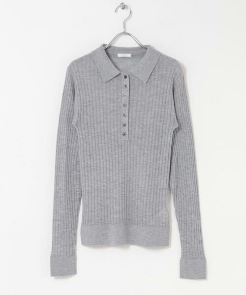 URBAN RESEARCH ITEMS / アーバンリサーチ アイテムズ ニット・セーター | シアーリブポロニット | 詳細23