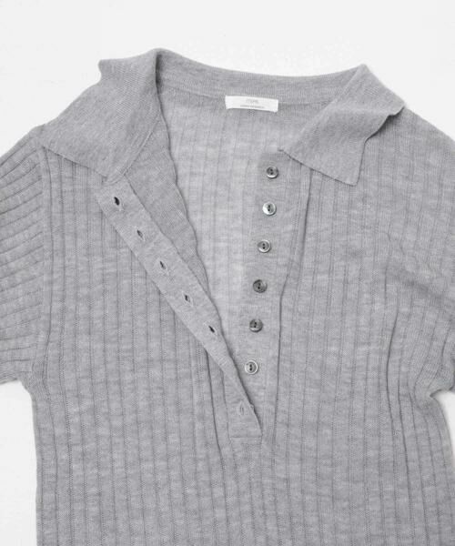 URBAN RESEARCH ITEMS / アーバンリサーチ アイテムズ ニット・セーター | シアーリブポロニット | 詳細24