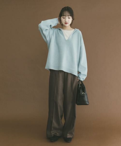 URBAN RESEARCH ITEMS / アーバンリサーチ アイテムズ ニット・セーター | スキッパーフードニット | 詳細3