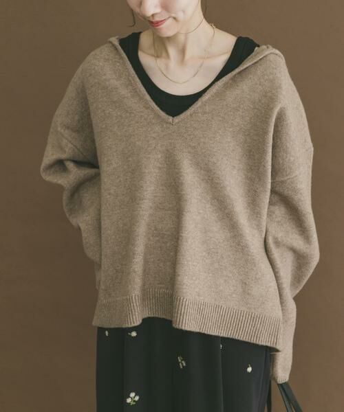 URBAN RESEARCH ITEMS / アーバンリサーチ アイテムズ ニット・セーター | スキッパーフードニット | 詳細16