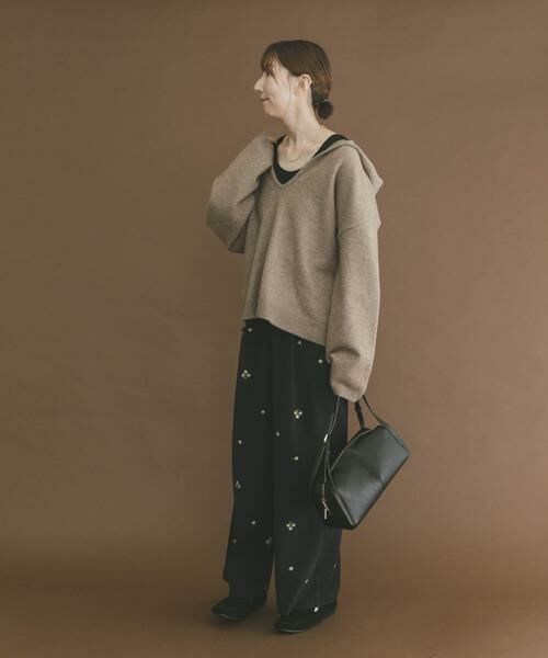 URBAN RESEARCH ITEMS / アーバンリサーチ アイテムズ ニット・セーター | スキッパーフードニット | 詳細20