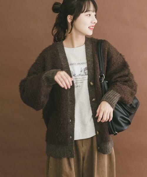 URBAN RESEARCH ITEMS / アーバンリサーチ アイテムズ カーディガン・ボレロ | シャギービッグカーディガン | 詳細3