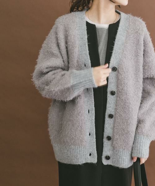 URBAN RESEARCH ITEMS / アーバンリサーチ アイテムズ カーディガン・ボレロ | シャギービッグカーディガン | 詳細13