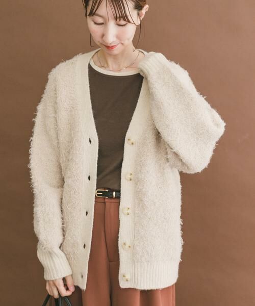 URBAN RESEARCH ITEMS / アーバンリサーチ アイテムズ カーディガン・ボレロ | シャギービッグカーディガン | 詳細20