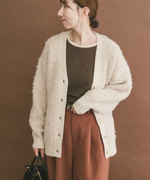 URBAN RESEARCH ITEMS / アーバンリサーチ アイテムズ カーディガン・ボレロ | シャギービッグカーディガン | 詳細22