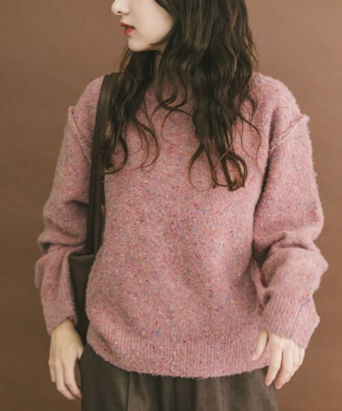 URBAN RESEARCH ITEMS / アーバンリサーチ アイテムズ ニット・セーター | シャーベットカラーハイネックニット | 詳細1