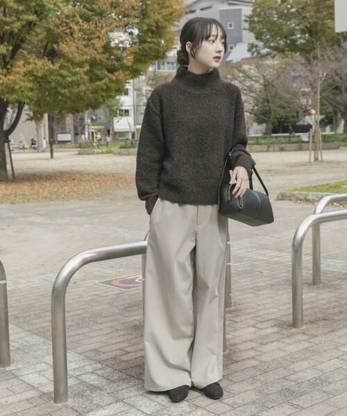 URBAN RESEARCH ITEMS / アーバンリサーチ アイテムズ ニット・セーター | シャーベットカラーハイネックニット | 詳細23