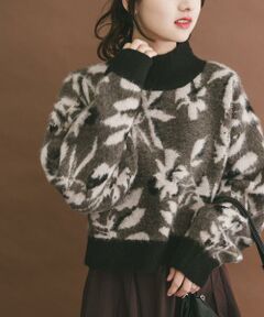 URBAN RESEARCH ITEMS / アーバンリサーチ アイテムズ ニット・セーター | ジャガードニュアンスハイネックニット