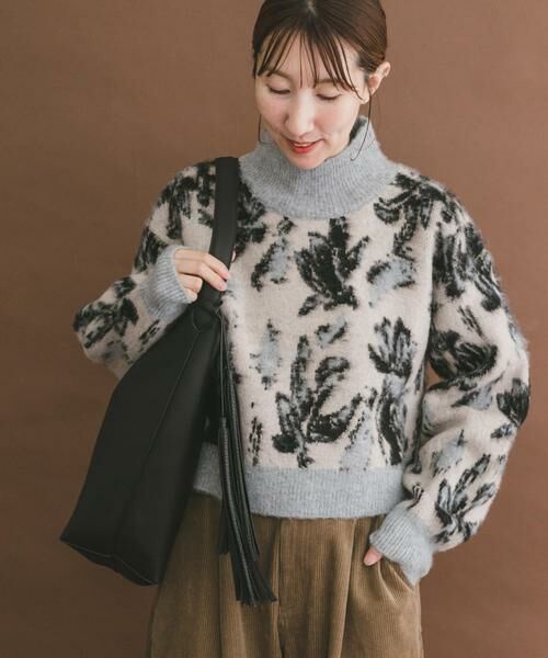 URBAN RESEARCH ITEMS / アーバンリサーチ アイテムズ ニット・セーター | ジャガードニュアンスハイネックニット | 詳細20