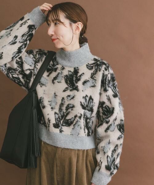 URBAN RESEARCH ITEMS / アーバンリサーチ アイテムズ ニット・セーター | ジャガードニュアンスハイネックニット | 詳細21